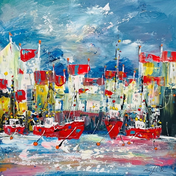 'Pittenweem Harbour' by artist Martin John Fowler